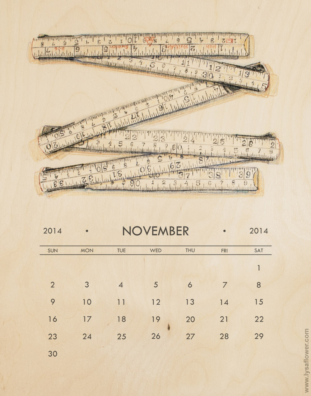 November 2014 - A Warp and Weft Calendar